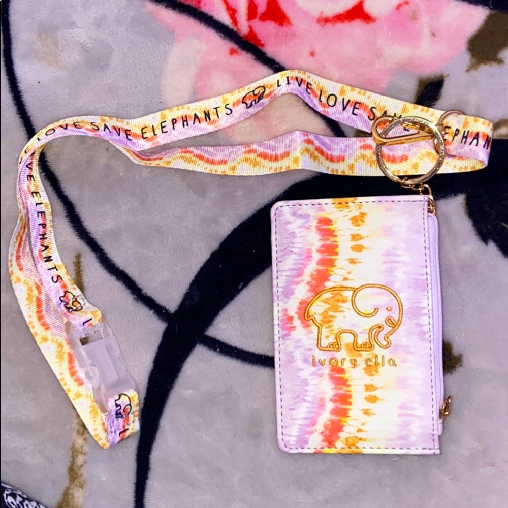Ivory Ella marble lanyard